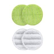 Achieve Sparkling Floors 4 Reusable Microfiber Pads for OGORI Electric Spin Mop