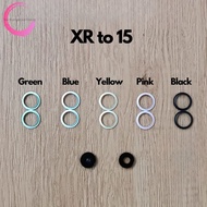 Fake Camera For DIY XR to 15 iPhone XR to 15 Camera Lens with Frame XR to 15  Fake Camera Lens with 