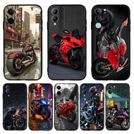 Motorcycle racing fashion pattern design for vivo Y18S Y18E T3 lite Y37M Z9 lite Y19s TPU soft black