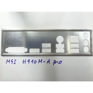 FE block main MSI H410M-A PRO (Mainboard IO Shield: 686)