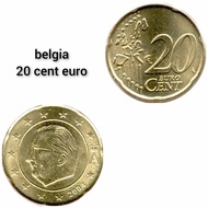 koin 20 cent euro - belgia