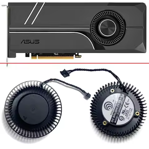 65mm 4PIN PLB06625B12HH DC12V 1A GTX 1080 GPU Fan For ASUS TURBO GTX 1060/1070/1070ti/1080ti Graphic