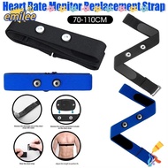 EMILEE Heart Rate Monitor Strap, Solid Color Soft Replacement Strap, Adjustable Elastic Chest Strap 