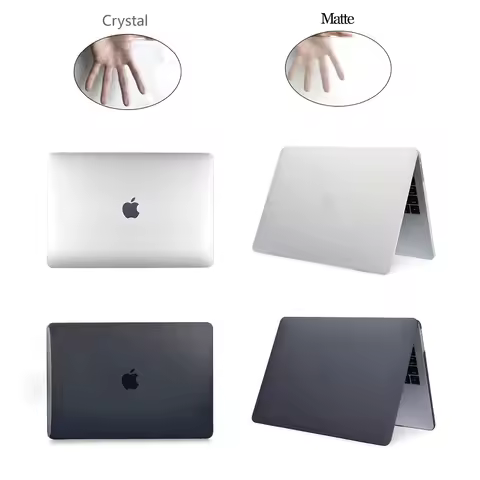 PVC Transparent Laptop Cases for MacBook Pro 16 Case Matte Cover for Pro16 Model A2141 Thermal Prote