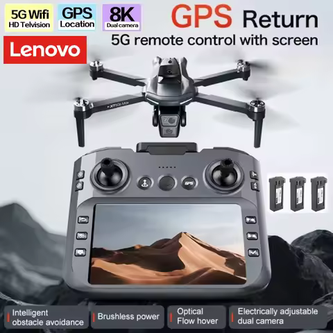 Lenovo XT606GPS Screen Brushless Aerial Photography Drone 4K HD Dual Camera Brushless Motor 5G WIFI 
