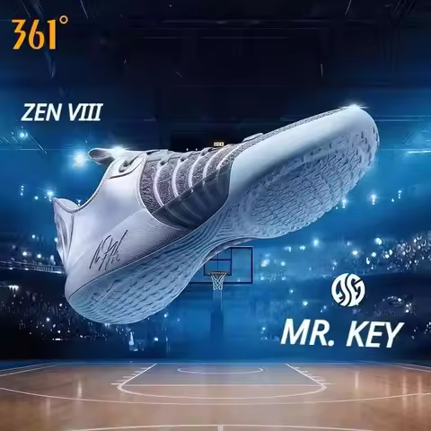 361 Degrees AG ZEN 8.0 Men Basketball Shoes New Trendy Combat Wear-resistant Protection Anti-slip St