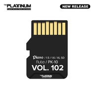 Platinum Karaoke Volume 102 SD Card for Piano / V1.5/V1.6/Flute/Piano XL SD/PK-10