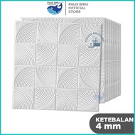 Paus Biru - Wallpaper 3D FOAM / Wallpaper Dinding 3D Motif Foam