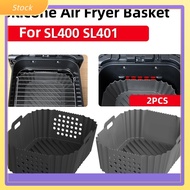 [HOT SALE]2PCS Silicone Air Fryer Liner Baking Basket for SL401 AF400UK AF300