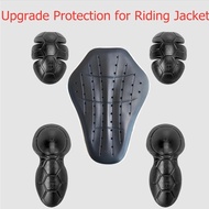 【Tech-savvy】 Motorcycle Jacket Protective Gear Motocross Ce Protector Back Shoulder Elbow Knee High Elasticity Pads Biker Cr-11