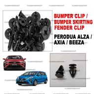 ORIGINAL PERODUA ALZA/AXIA/BEEZA BUMPER CLIPS/BUMPER SKIRTING FENDER CLIPS