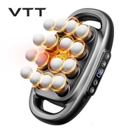 VTT Head Massage Gun, 16 Modes and 30 Stalls, with 30 Massage Heads Impact Deep Tidy Massager, Red L