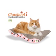 (Chaebool) Chaebool Scratching Board S Form Cat Toy Cat Scratcher Board Extra Thick Pet Scratcher