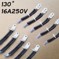 10pcs 250V 16A Heater Fuses Electric Oil Heater Temperature Thermal Fuse Universal TF130 Temperature