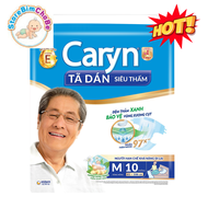 Bỉm người lớn CARYN dán đủ size M40-20-10/L40-20-10/XL20-10 miếng Bỉm người già siêu thấm chống trào