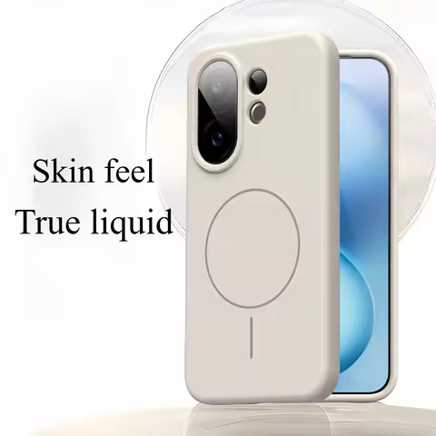 For Vivo X200 FE S30 Pro Mini Case New Magnetic Liquid Silicone Ultra-thin Skin Feel Cover For VIVO 