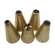 (1pcs) Acuan Nozzle Pattern Tembaga; Creampuff / Bunga Kecil / Samperit Riben / Untaian / Dark Pipin