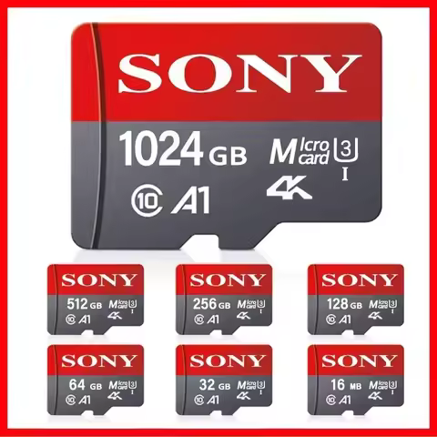 Sony SD Memory Card High Speed Micro TF SD Card 128GB 1TB 512GB 256GB A2 U3 V30 SD TF Flash Cards Fo