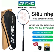 YONEX ASTROX 100zz fully manual carbon badminton racket pre-strung 9-11kg 4U with free handle and ra