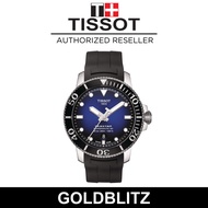 Tissot T1204071704100 Seastar 1000 Powermatic 80 Stainless Steel Case Men's Watch