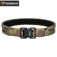 IDOGEAR Tactical 2" Belt with Quick Release Metal Buckle MOLLE Webbing Outdoor Training Duty Tactica