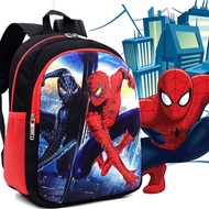 Boys Spiderman Child School Bag Kids Polyester Kindergarten School Bags Iron Man Backpack Marvel Cap