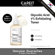 The Ordinary 7% AHA Exfoliating Toner - 240ml | Smooth Skin, AHA Toner