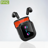 HTC NE20 AI ชุดหูฟังแปลไร้สายบลูทูธ V6.0 TWS เสียงไฮไฟคุณภาพ IPX5 ชนิดใส่ในหูพร้อมหน้าจอสัมผัสสามารถ