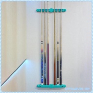 [Dynwave1feMY] Snooker Pool Cue Rack Display Stand Wood Pool Equipment for 6 Cues Wall Mounted for B