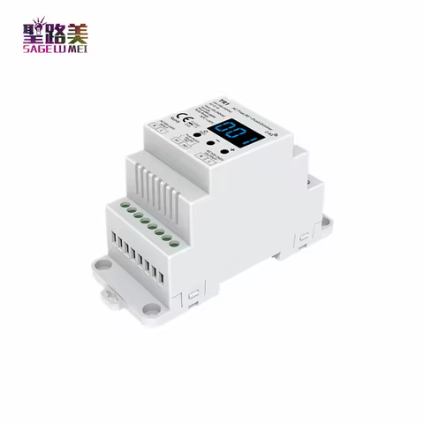 TR1 Led RF Push Triac Dimmer 220V AC Dimmer High Voltage Input Trailing Edge Dimming Din Rail Triac 