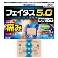 久光製藥 Feitas 5.0 大片 冷感痠痛貼布　大判貼布 20片【第2類醫藥品】