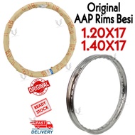 EX5 DREAM/EX5 HI POWER/WAVE100 GBO C70 - RIM BESI GELONG BESI RIM 100% ORIGINAL AAP 1.20 X17/ 1.40x1