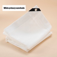 White Outdoor Shade Net - Privacy Fence for Patio, Garden & Yard