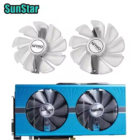 New CF1015H12D FD10015M12D 95MM DC 12V 0.42A GPU Card Cooling Fan,For Sapphire RX470 RX480 RX570 RX5