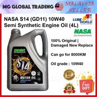 Nasa S14 ( GD11 ) – Semi Synthetic 10W 40 / 10W40 / 10W-40 engine oil / motor oil (4L)