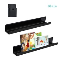 Blala Acrylic Strongly Magnetic Book Shelf Book Storing Display Racks Wall Bookshelf