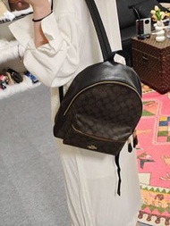 閒置美國coach蔻馳雙肩揹包中號女包