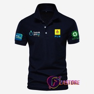 BAJU kerah mode polo LISTRIK PINTAR Depan LOGO PLN - BAJU PLN MOBILE dan logo safety first - F2ASTOR