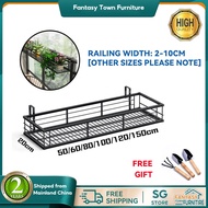 Flower Rack Plant Pots Hanging Pot Plant Rack Balcony Balustrade Flower Pot Rack Plant Stand With Hook