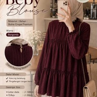 NEW LAILA LENY NANA CIENTA BEBI BLOUSE Original BY ATHAYA HIJAB PIROOZ TOP BLOUSE WITH ACTIVE BUTTON