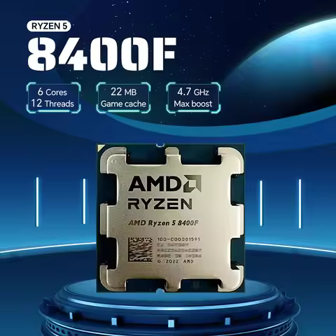 AMD Ryzen 5 8400F 4.7GHz 6-Cores 12-Threads New Desktop computer CPU processor with Socket AM5 R5 84