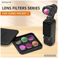 - Sunnylife MCUV/CPL/ND/NDPL Filter Lens Set DJI Pocket 3 Osmo Pocket 3