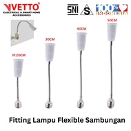 VETTO Flexible Connection Fitting E27 Extension E27 Bulb Holder