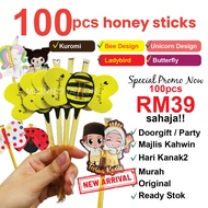 Honey Sticks Madu Sticks Doorgift Wedding Party Birthday Goodies Kuromi Doorgift Majlis Kahwin Hadia