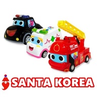 ☆Pinkfong☆Brave Super Rescue Car Ambulances, Fire Truck, and Police Vehicle 3TYPE SET Babyshark Baby Shark Family
