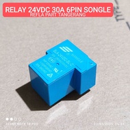 RELAY 24V 24 V 6 6PIN PIN 30 30A 24VOLT SONGLE RELAY VOLT SLA-24VDC-SL-C