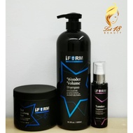 IForm Wonder Volume Shampoo +ICE Smoothing Spa (500ml)  + Lumino Treatment Oil (120ml)
