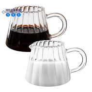 2 Pcs Glass Pitcher, Wave Shaped Glass Creamer Pitcher, Glass Tea Pitcher, Coffee Milk Creamer Pitch