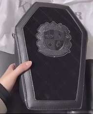 二手近全新 正品 英國 Killstar 棺材造型包包 側背包 後背包 學院風 歌德風 哥特 巴風特