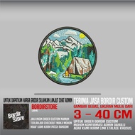 CAMPING MOUNTAIN BS-21 PATCH EMBROIDERY LOGO/ EMBLEM